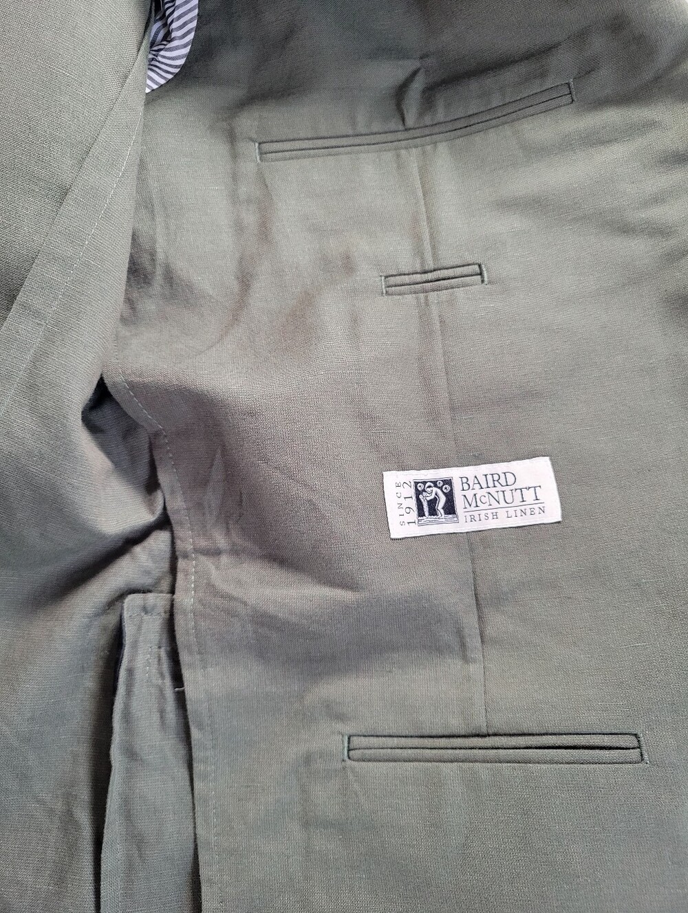 J Crew Crosby Classic-fit suit jacket in Baird McNutt Irish cotton-linen blend - Picture 13 of 13
